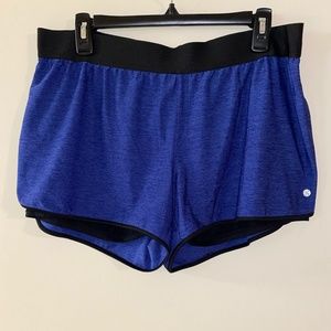 Layer 8 women's blue athletic shorts